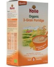 Био безмлечна каша Holle - 3 вида зърна, 250 g -1