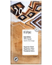 Био черен шоколад, 70% какао, 100 g, Vivani -1