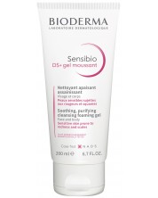 Bioderma Sensibio Успокояващ почистващ гел DS+, 200 ml
