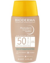 Bioderma Photoderm Слънцезащитен флуид Nude Touch, златист, SPF 50+, 40 ml -1