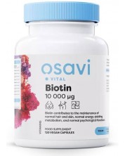 Biotin, 10 000 mcg, 120 капсули, Osavi