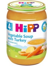 Био зеленчукова крем супа с пуйка Hipp, 200 g -1