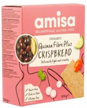 Био хрупкави оризови хлебчета с киноa, 100 g, Amisa -1