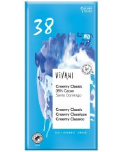 Био шоколад Creemy Classic, 38% какао, 80 g, Vivani