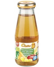 Био сок Слънчо - Ябълка, круша и грозде, 200 ml -1