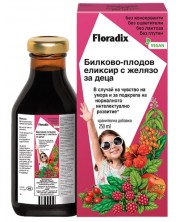 Билково-плодов еликсир с желязо за деца, 250 ml, Floradix -1