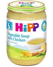 Био зеленчукова крем супа с пиле Hipp, 200 g