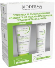 Bioderma Sébium Комплект Hydra - Измиващ балсам и Крем, 200 + 40 ml (Лимитирано) -1