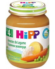 Био зеленчуково пюре Hipp - Различни зеленчуци, 125 g -1