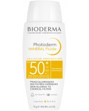 Bioderma Photoderm Слънцезащитен минерален флуид Mineral, SPF 50+, 75 g