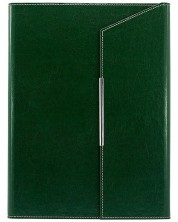 Бизнес папка с похлупак Lemax Novaskin - Зелена, А4 -1
