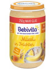 Био каша от плодове и мюсли Bebivita - 250 g