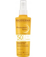Bioderma Photoderm Слънцезащитен спрей, SPF 50+, 200 ml -1