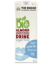 Био бадемова напитка без захар, 3%, 1 l, The Bridge -1