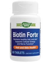 Biotin Forte, 60 таблетки, Nature’s Way -1