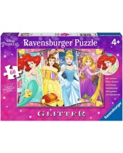 Блестящ пъзел Ravensburger от 60 части - Красивата песен на Дисни принцесите -1