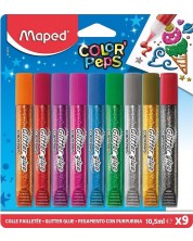 Блестящо лепило Maped Color Peps - 9 цвята -1