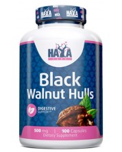 Black Walnut Hulls, 500 mg, 100 капсули, Haya Labs