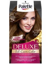 Palette Deluxe Боя за коса, Яркокафяв 5-5 (555)