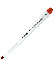 Борд маркер за бяла дъска Milan Fine - Объл, червен -1