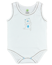 Боди тип потник For Babies - Мече, 6-12 месеца -1