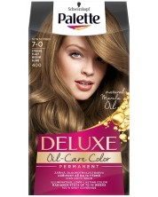 Palette Deluxe Боя за коса, Средно рус 7-0 (400)