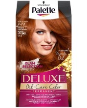 Palette Deluxe Боя за коса, Наситено блестящо меден 7-77 (562) -1