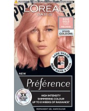 L'Oréal Préférence Боя за коса Vivid Colors, 9.213 Rose Gold
