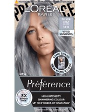 L'Oréal Préférence Боя за коса Vivid Colors, 10.112 Silver Grey