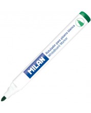 Борд маркер за бяла дъска Milan - Объл, зелен -1