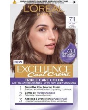 L'Oréal Еxcellence Боя за коса, 7.11 Ultra Ash Blonde