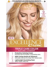 L'Oréal Еxcellence Боя за коса, 9 Very Light Blonde -1