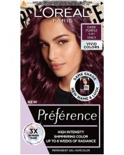 L'Oréal Préférence Боя за коса Vivid Colors, 4.261 Dark Purple -1