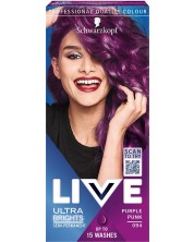 Schwarzkopf Live Боя за коса, Ултраярък, Виолетов 94 -1