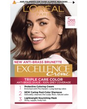 L'Oréal Еxcellence Боя за коса, 500 Natural Brown -1