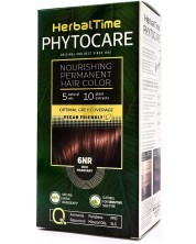 Herbal Time Phytocare Боя за коса, Наситен махагон, 6NR