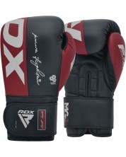 Боксови ръкавици RDX - REX F4, тъмночервени/черни -1