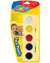 Боички за рисуване върху лице Colorino Kids - 5 цвята -1