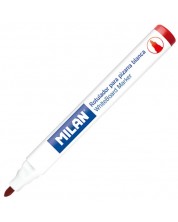 Борд маркер за бяла дъска Milan - Объл, червен