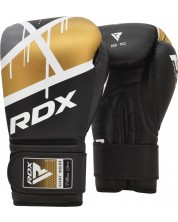 Боксови ръкавици RDX - BGR-F7 , черни/златисти