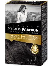 Rubella Premium Fashion Боя за коса, черен, 1.0