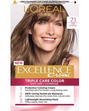 L'Oréal Еxcellence Боя за коса, 7.1 Ash Blonde