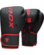 Боксови ръкавици RDX - F6 , черни/червени -1