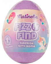 Бомбичка за вана Martinelia - Яйце с изненада, лилаво -1