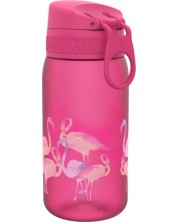 Бутилка за вода Ion8 Print - 350 ml, Flamingos -1