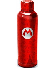 Бутилка за вода ABYstyle Games: Super Mario Bros. - Mario Logo -1