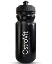 Бутилка за вода OstroVit - 600 ml, черна -1