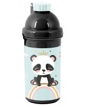 Бутилка за вода Paso Panda - Rainbow, 500 ml -1