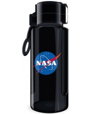 Бутилка за вода Ars Una NASA - Черна, 650 ml -1