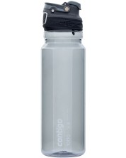 Бутилка за вода Contigo Free Flow - Autoseal, Charcoal, 1 l -1
